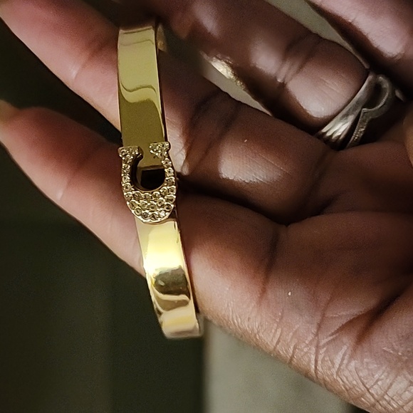 Coach Gold Bracelet with Crystal Accent - Picture 4 of 4